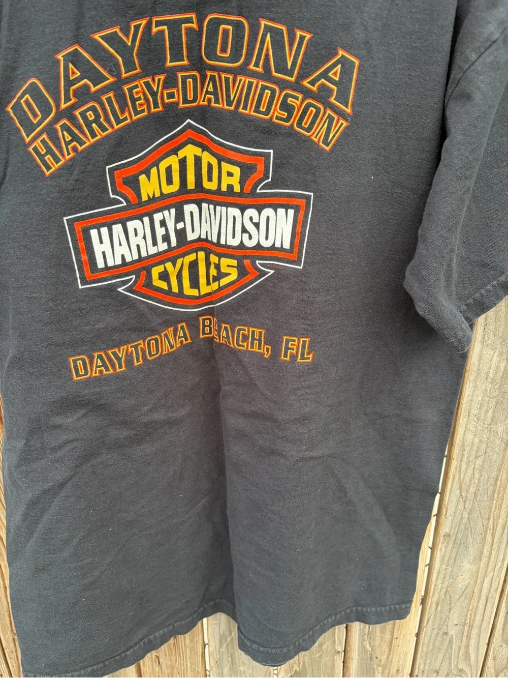 Harley-Davidson Black Daytona Graphic Short Sleeve Tee men’s Size L - Picture 13 of 14